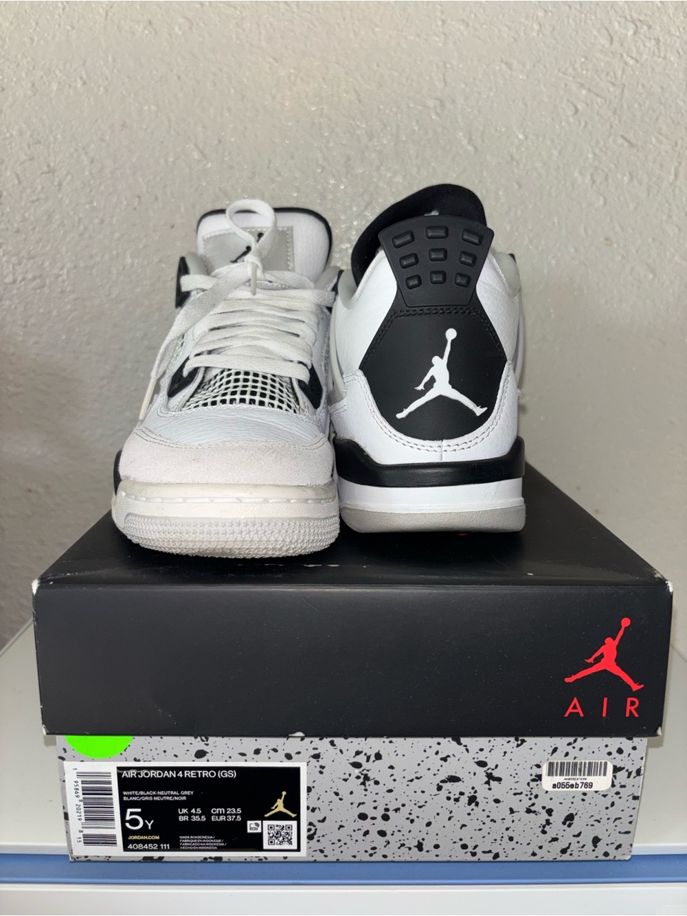 Jordan Men’s Sneakers in White and Black